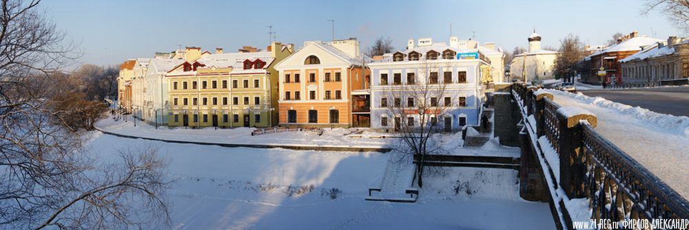 Набережная р. Пскова