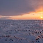 Закат в предгорье