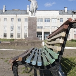 Ленин и скамейка
